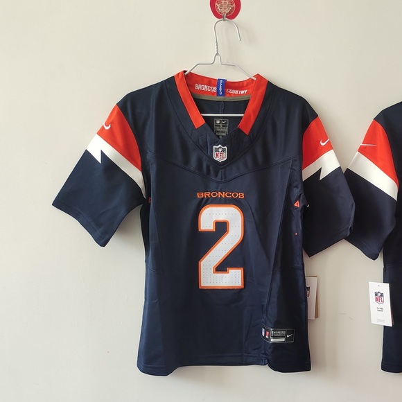 NWT mens & youth 2 Pat Surtain II Navy 2024-25 FUSE Stitched Jersey - Picture 3 of 3